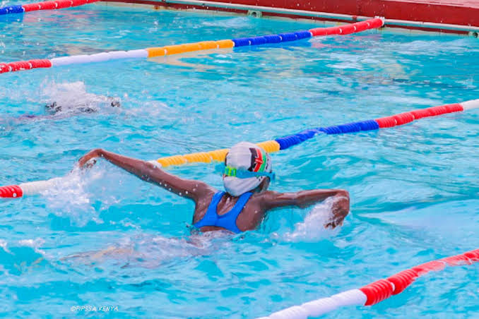 Swimming lesson